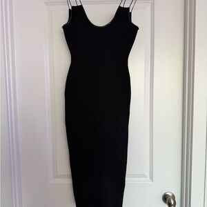 XS Herve Leger Black maxi Dress